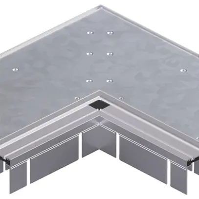 Angolo piatto tehalit BKB superiore vaschetta est.canale a pavimento 200×345×3mm 