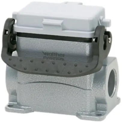 Scatola di base Walther PROCON P711710MS, raccordo 2×M20, coperchio, H=53mm, Al 