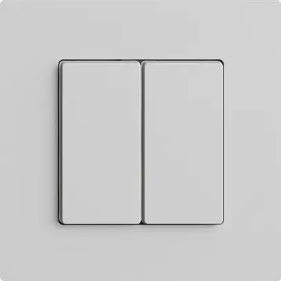 Stazione secondaria 2K/2T per interruttore Edue Wiser grigio chiaro 
