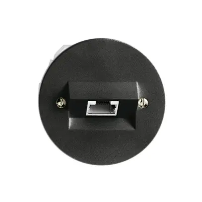 Prise ENC 1×RJ45/s 8P noir ITplus P 58mm 