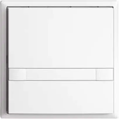 Pulsante KNX RGB EDUE, 250mW, s.LED, c.carta, 1×pulsante, com.2×tasti, bi 