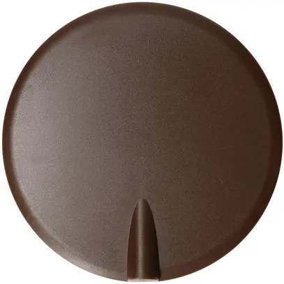 Rosetta di copertura MH clip a molla+entrata a innesto Ø98×9mm marrone 