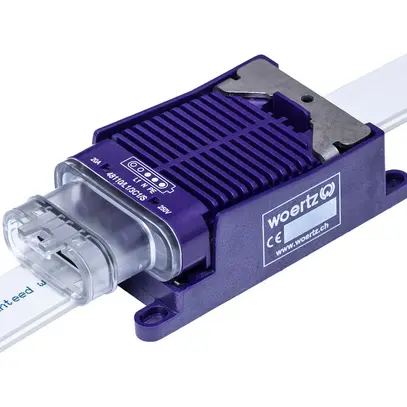 Scatola di raccordo rapida Woertz per cavo piatto Power 5×2.5mm² IP68 L1 3P C1 