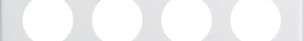 Intestazione INC basico 1×4 bianco 