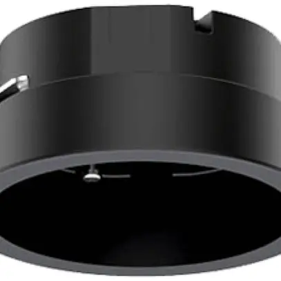 Scatola INS Sylvania OneTrack Rosone da soffitto AP policarbonato Ø144×67mm nero 