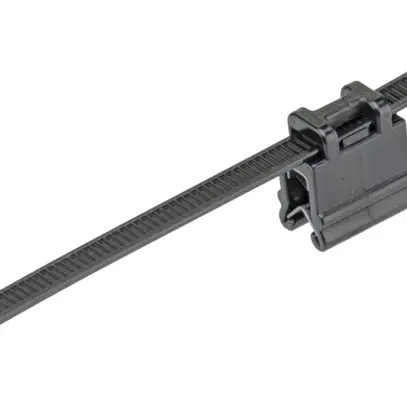 Clip di bordo PAN c.fascetta PLT2S-300 fissaggio bordo 0.7…3mm a piombo 