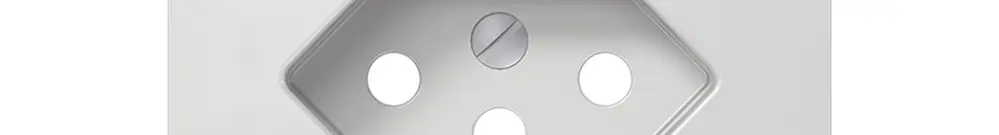 Kit di copertura SIDUS Z/E per presa FI T13 bianco lucido 