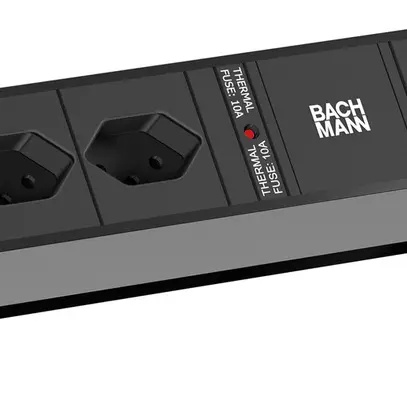Tischsteckdosenleiste BACHMANN DESK 2 2×T13 1×USB-A 18W 1×USB-C PD 22W 0.2m sz 
