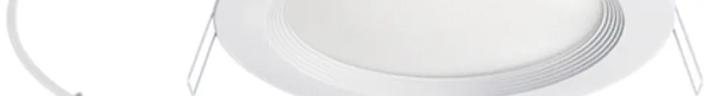 Downlight LED ESYLUX ELSA Ø165 DALI 9W 4000K, blanc 