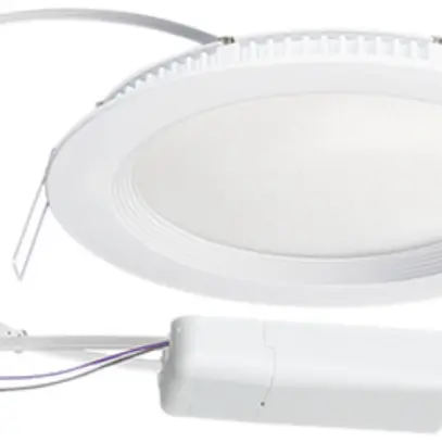 Downlight LED ESYLUX ELSA Ø165 DALI 9W 4000K, blanc 