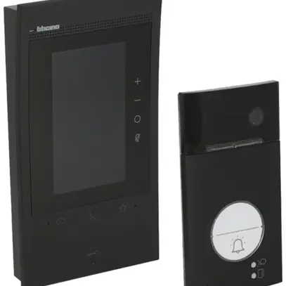 Kit citofono porta video Linea 3000/Classe 300EOS 1-famigl.2-fili Netatmo Alexa 