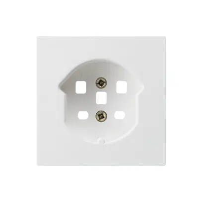 Frontplatte kallysto T25 weiss 60×60mm für Steckdose T25 