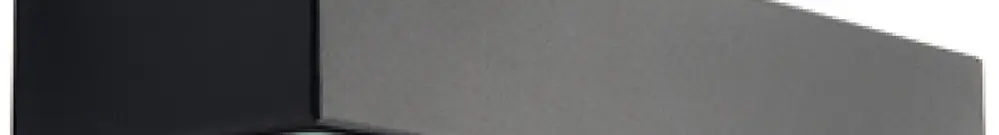 Applique LED SG Edge 7W 550lm 827 IP65 REG diretto 320×103mm nero 