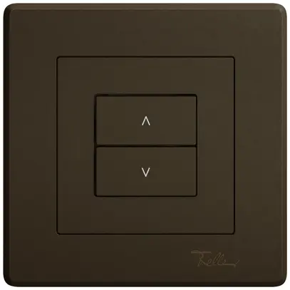 Station secondaire stores ENC EDIZIO.liv Wiser SNAPFIX® 2 touches WLAN br 