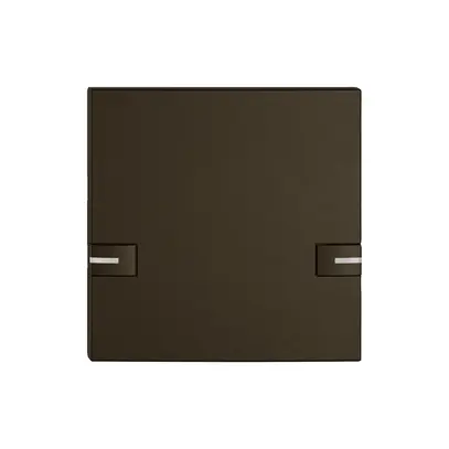 Taste 1/1 EDIZIO.liv SNAPFIX® f.KNX-&UNI m.LED 2×Einfach-Bedienung br 