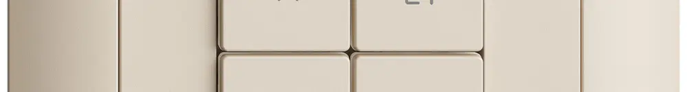 Comando per interruttore tapparelle INC EDIZIOdue Wiser 1c 4t cr 