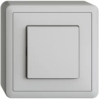Interrupteur AP EDIZIOdue 3/1P gris clair 