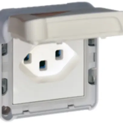 Prise PLEXO type 23 blanc 
