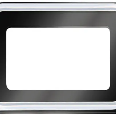Abdeckung ESYLUX SUN OFL/AFL Glas 113×84×7mm schwarz klar 
