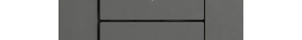 Kit di montaggio EDIZIO.liv Wiser SNAPFIX® p.dimmer 1C 2T grs 
