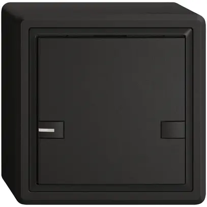 Pulsante KNX RGB AP EDIZIO.liv SNAPFIX® sensore temp.RGB-LED 1× com.2T ne 