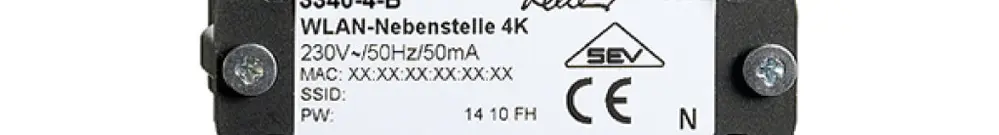Inserto stazione secondaria WLAN EDIZIOdue BSE ZEP App station 4k 