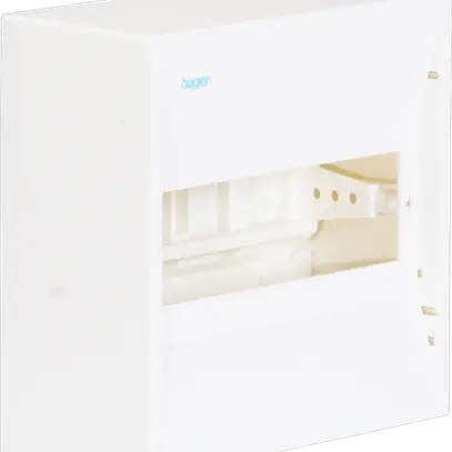 Distributore AP Hager mini gamma 1-fila 8UM IP30 182×180×82mm 
