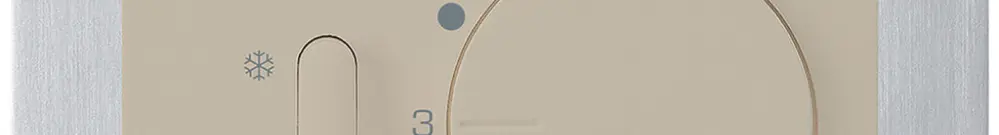 Termostato INC Hager kallysto B, con interr.di riscald./raffred., beige 