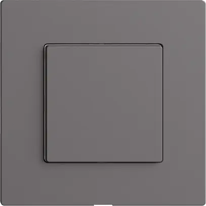 Interruttore 1K/1T Edue Wiser grigio scuro 