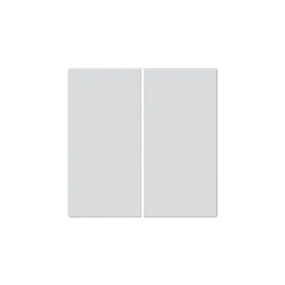 Faccia pulsante KNX Hager BA kallysto Z doppio bianco 45×45mm 