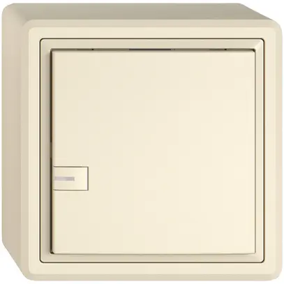 Poussoir KNX RGB AP EDIZIO.liv SNAPFIX® capteur temp.RGB-LED 1× comm.1T cr 