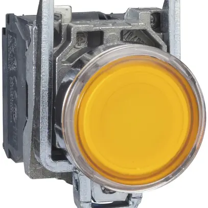 Pulsante luminoso INS Harmony XB4 1 tasto 24VAC/DC ar Ø22.5mm 1NO 1NC IP66 