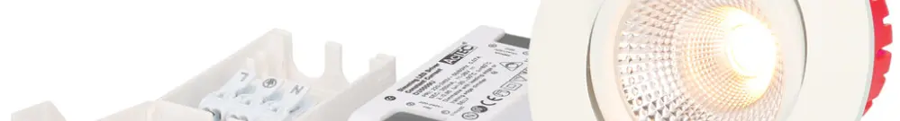 Spot LED INC LUCE Solv 8W 230V 710lm 3000K trou Ø68mm blanc 38° 
