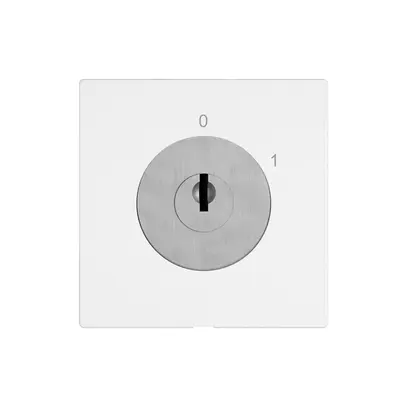 Schlüsselschalter EDIZIO.liv m.KABA 1262KA/5000 getr.Kont.4P 0-1 T=96mm ws 