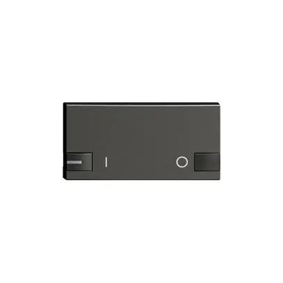Touche 1/2, I-0, 1 LED ZEP noir noir 