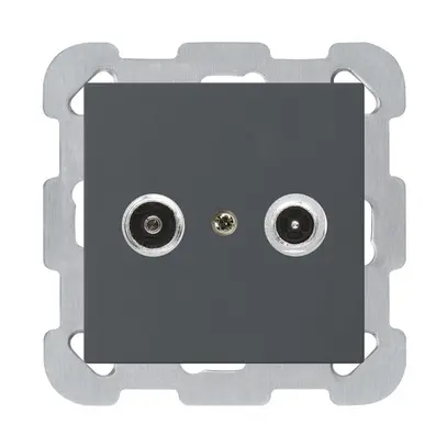 Prise antenne ENC kallysto R/TV montage B 14dB 2GHz anthracite 