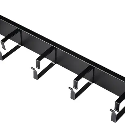 Étrier guide-câbles ROLINE 80×480×44mm métal 1UH noir 