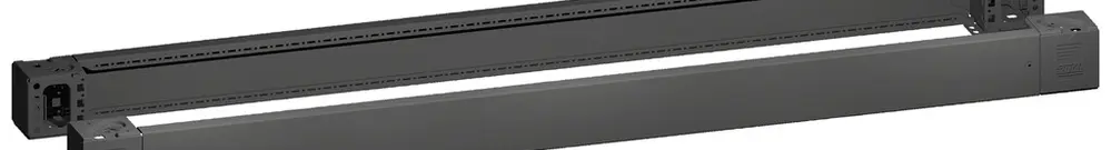 Copertura zoccolo Rittal VX 8660.008 1600×100mm ante./poste. nero acciaio 2pz 