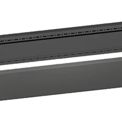 Copertura zoccolo Rittal VX 8660.008 1600×100mm ante./poste. nero acciaio 2pz 