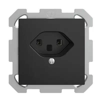 Presa INC EDIZIOdue T23 16A nero morsetti a vite 