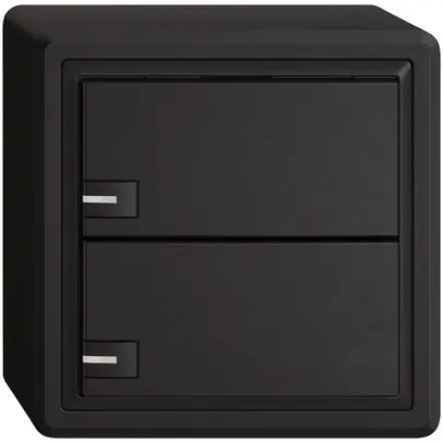 Poussoir KNX RGB AP EDIZIO.liv SNAPFIX® capteur temp.RGB-LED 2× comm.1T no 