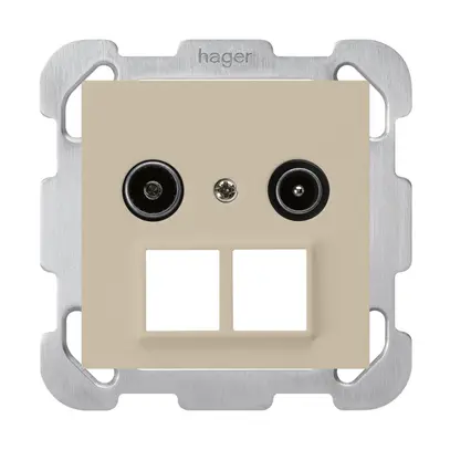 Prise d'antenne ENC R/TV HMS kallysto B 19dB beige 