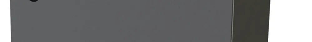 Cappa terminale DOTLUX CONNECT 74×58×9mm nero 