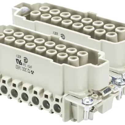 Insert p.douille Wieland Electric revos BAS BUS 32 2,5 69 28 16A 690V 0.5…2.5mm² 