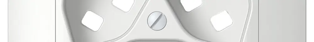 Kit frontal SIDUS B pour 3×T23/1 blanc brillant 