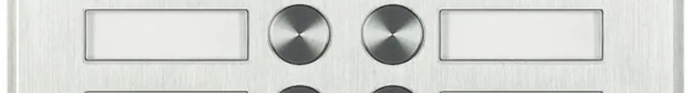 Citofono porta INC con video Bticino 2×4 pulsanti inoss. 