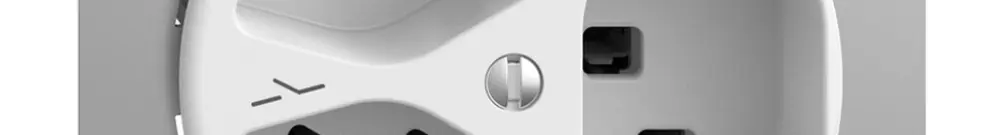 Presa INC 3×T23 Feller STANDARDdue QM, 1×separato, morsetti a innesto, bianco 