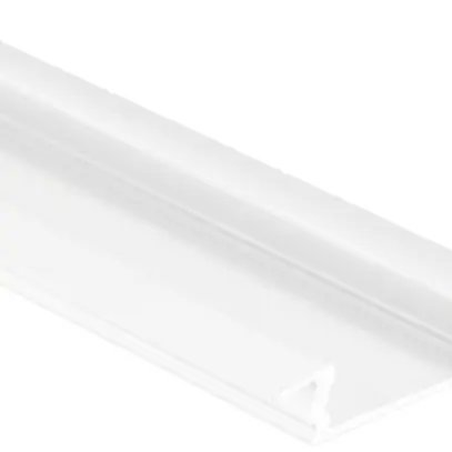 Profilé encastré DOTLUX type 5 aluminium plat ailette blanc 2m 
