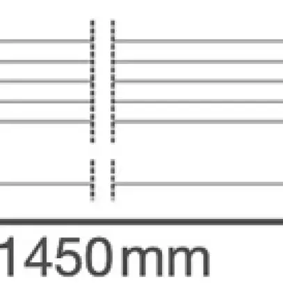 Cablaggio passante LEDVANCE DP HOUSING 2×LAMP 1450mm 5×2.5mm² 
