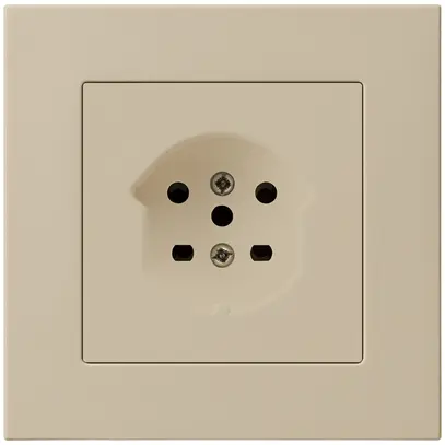 Prise ENC kallysto.pro T15 beige bornes à vis 